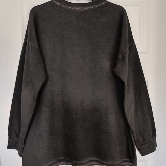 XL😎Japanese Designer Black Long Sleeve Graphic Sample T-Shirt - Picture 5 of 10